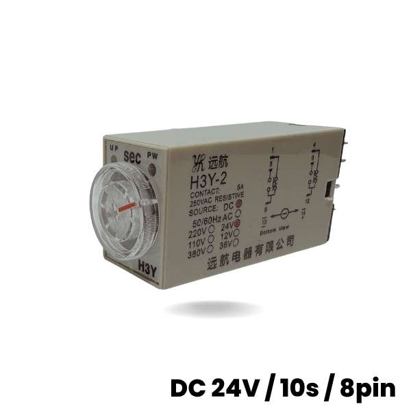 Zeitrelais Dc 24v / 10 Sek. / 8-polig