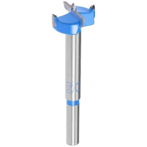 23-mm-fräser Aus Wolframkarbid Für Holzbearbeitung, Z. B. Zum Bohren Von Scharnierlöchern, Blau-grau