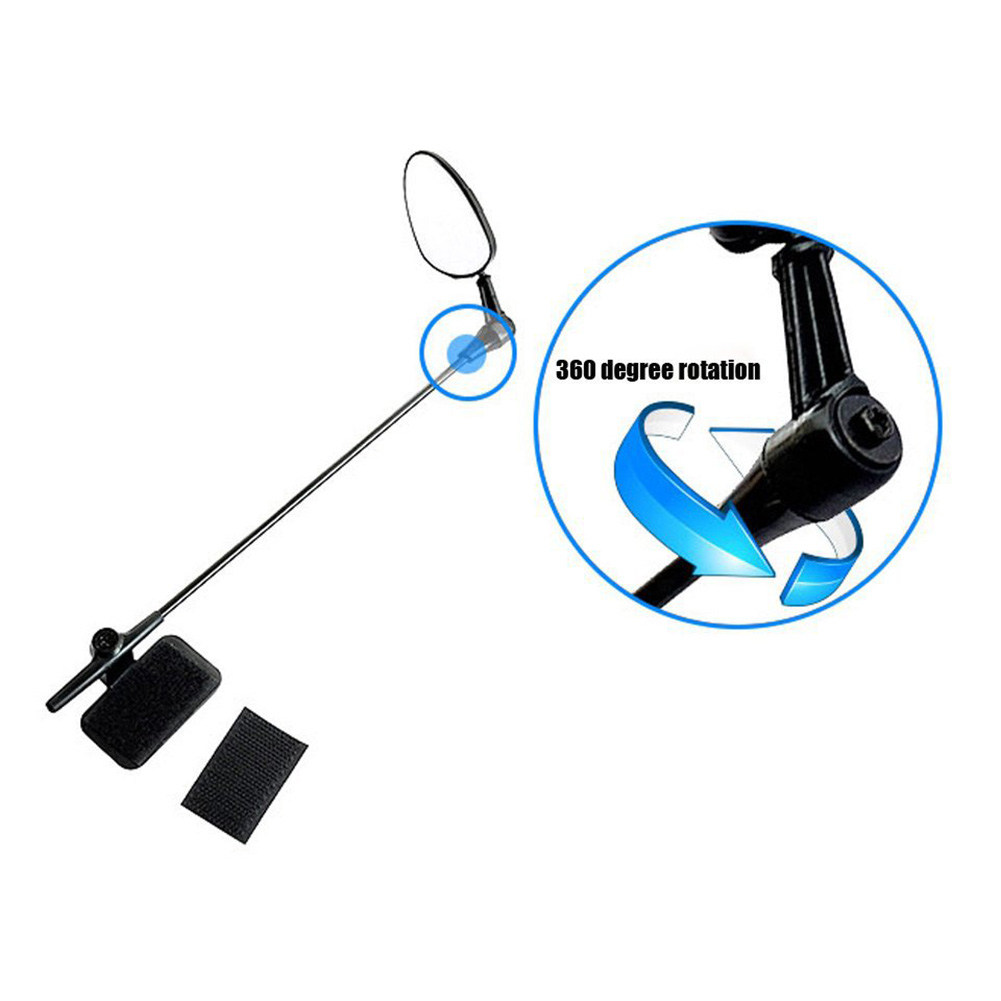 Rétroviseur De Casque Réglable À 360 Degrés, Portable Et Léger, Pour Casque De Vélo