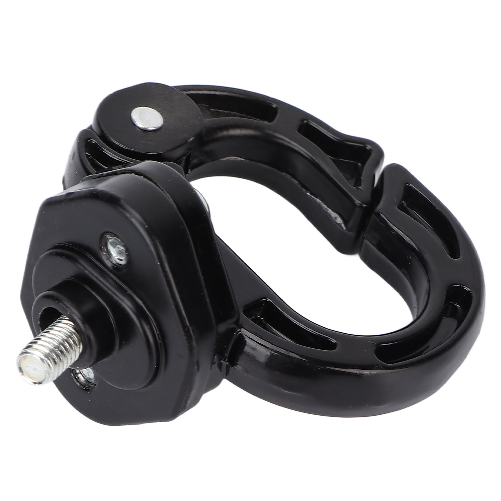Motorradhelmhaken, Stahl Und Aluminium, 12 Kg Tragkraft, Für Elektroroller, Schwarz