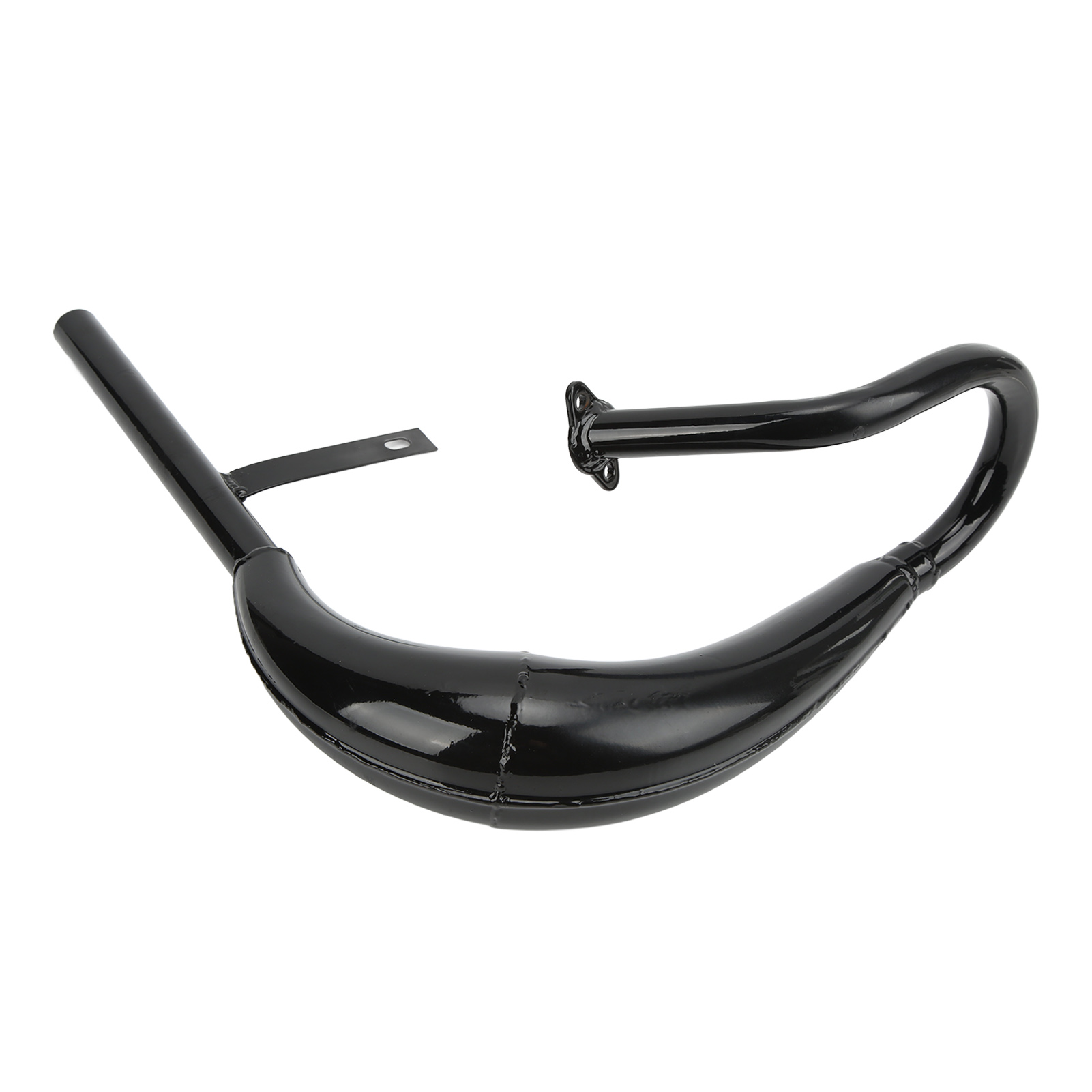 Fat Belly Auspuffrohr Aus Schwarzem Eisen, Für 2-takt-motoren Mit 49 Cm³, 60 Cm³, 66 Cm³ Und 80 Cm³, Elektrofahrräder