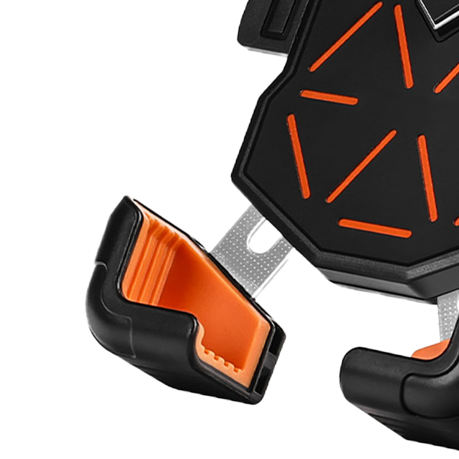 Handyhalterung Fürs Fahrrad, Vibrationsdämpfend, Leicht, Multifunktional, Mit Befestigung Für Fahrrad- Oder Mountainbike-lenker, Orange.