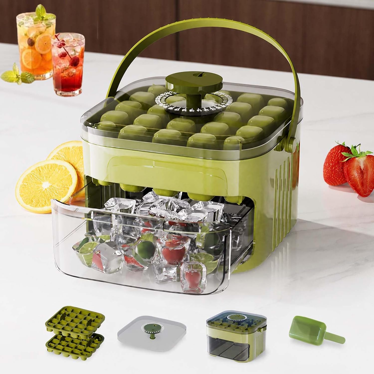 Eiswürfelbereiter Mit Deckel Eiswürfelmaschine Mit Presstyp Box