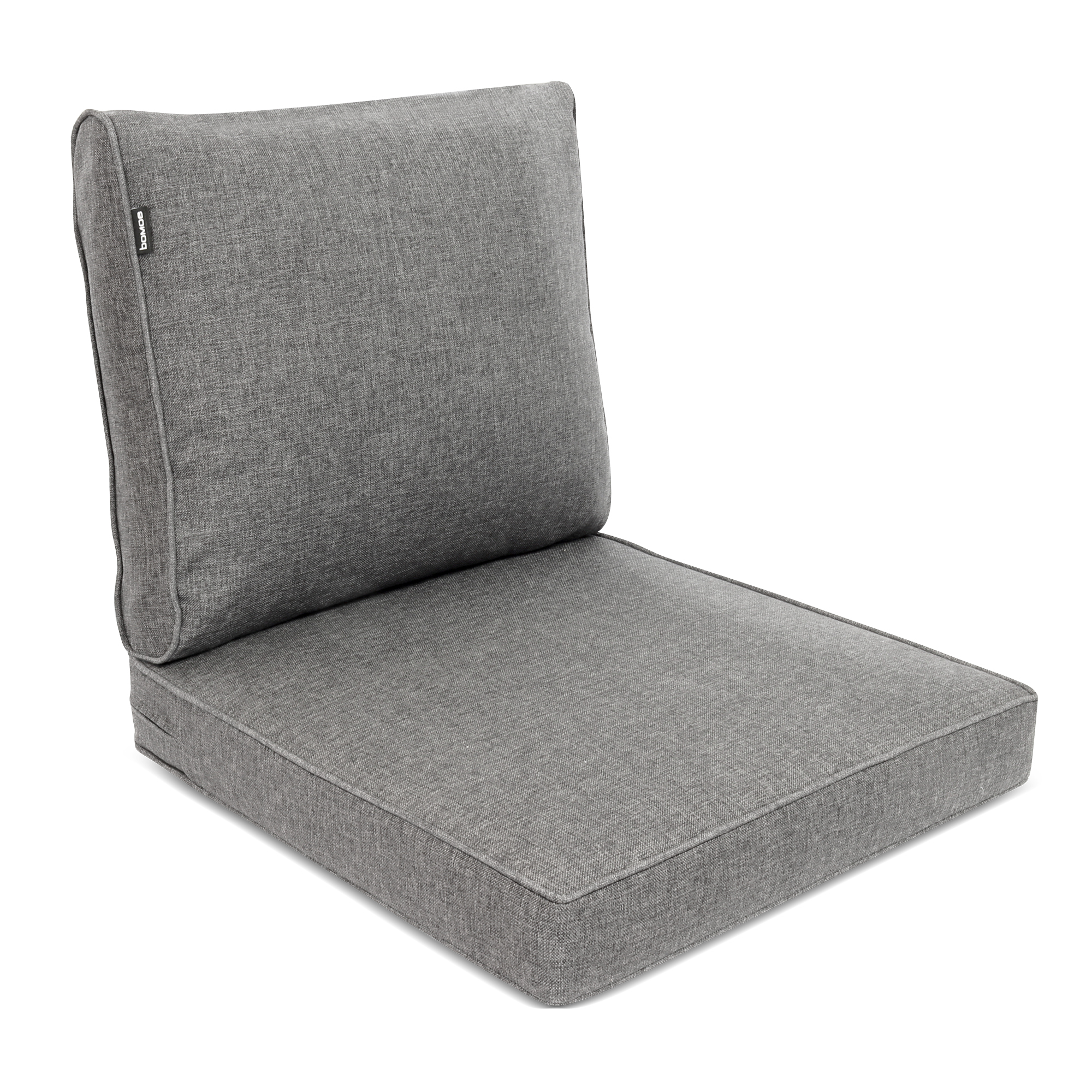 Outdoor Loungekissen Set Ilano, 50x50cm, 50x40cm Hellgrau