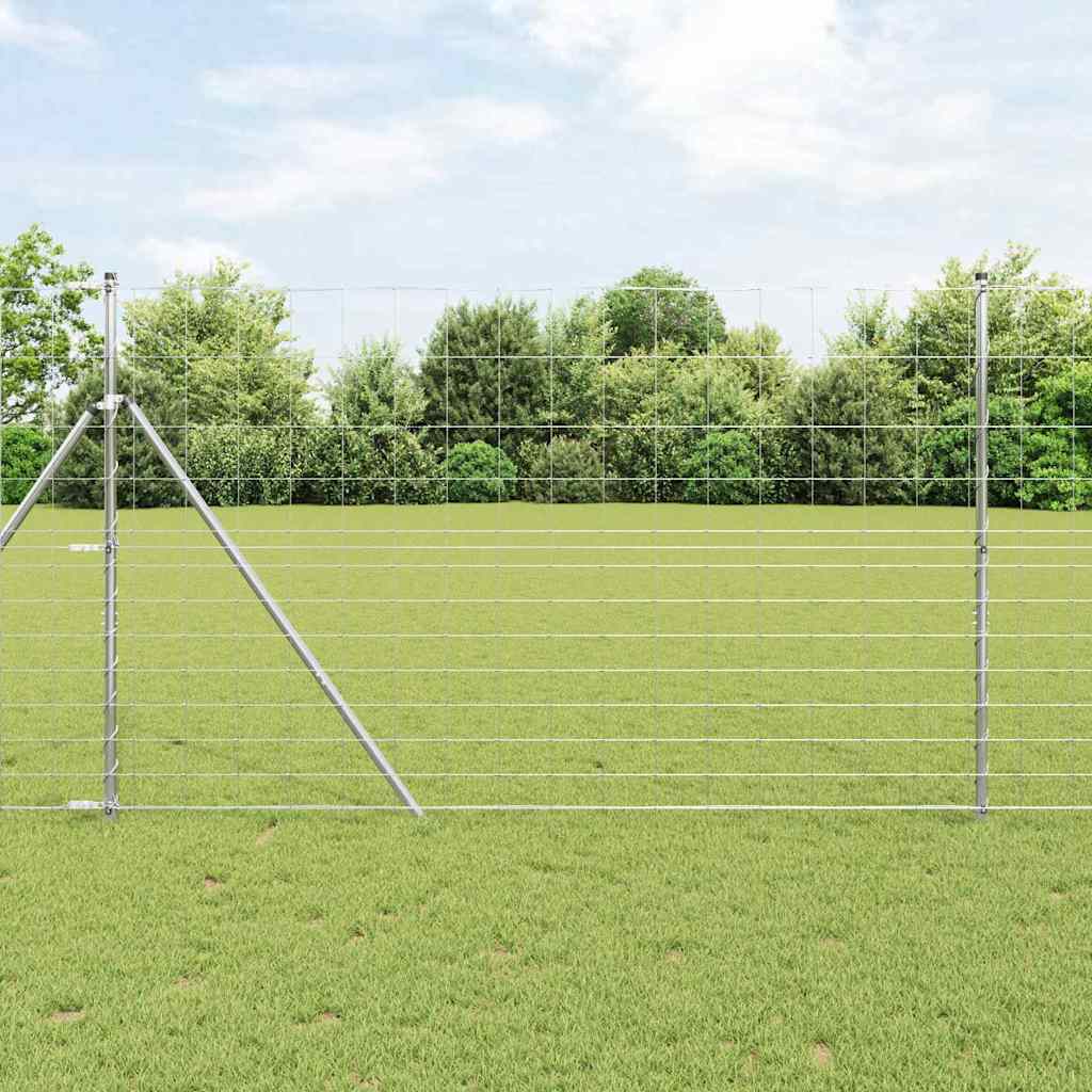 Vidaxl Clôture En Fil Soudé Pour Sol 25 X 1,5 M Acier Galvanisé Maille