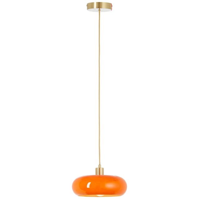 Arancia Pendelleuchte, Glas, Orange, Durchmesser 27,5 Cm, E27 Brilliant