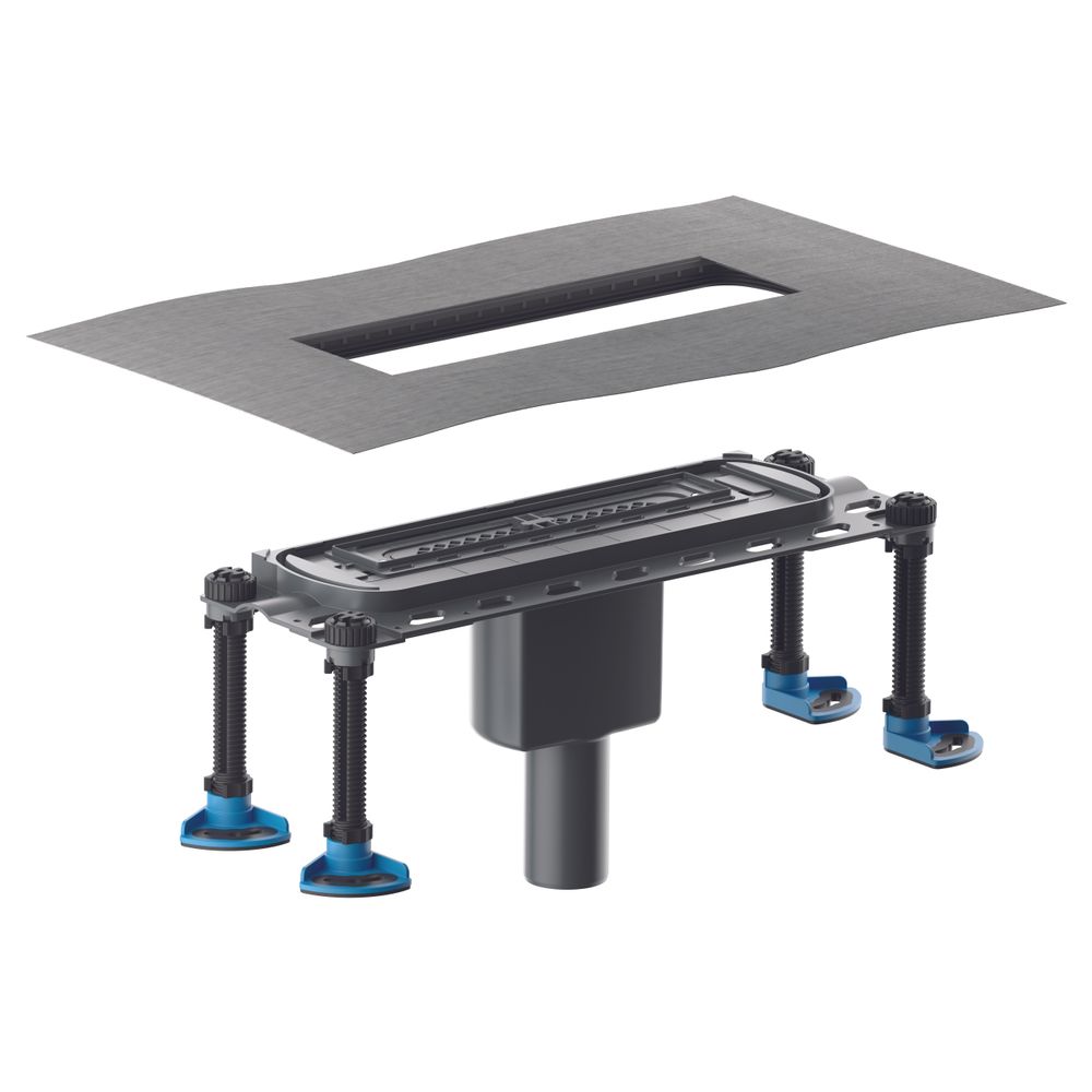 Dallmer Ablaufgehäuse Dallflex 2.0, Ablauf Dn 50 Senkrecht, Pp, 570024