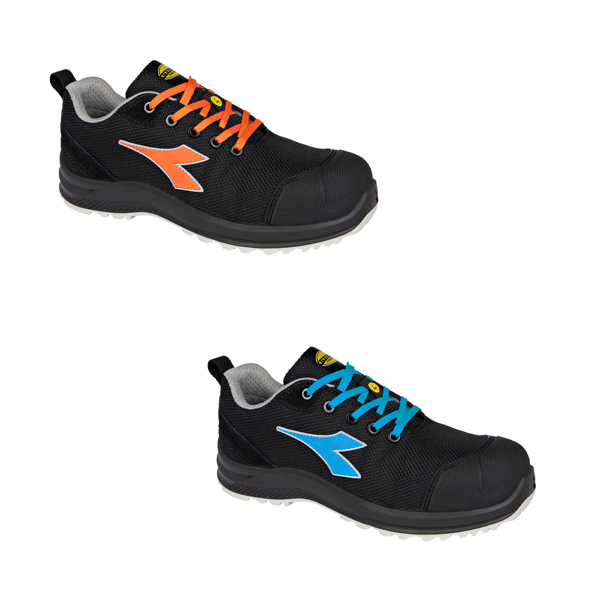 Diadora Thunder Low S1ps Fo Sr Sc Esd Sicherheitsschuhe - 43 Eu - Nero/blu Marino Scuro