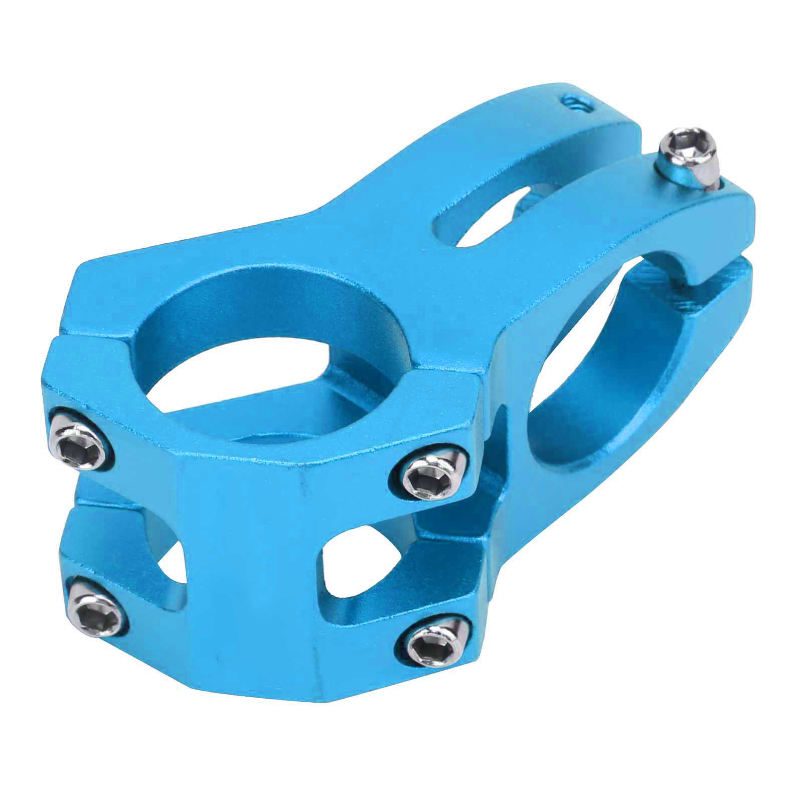 Lunje 31,8 X 45 Mm Mountainbike-vorbau, Hohl, Aluminiumlegierung, Kurzer Griff, Riser, Blau