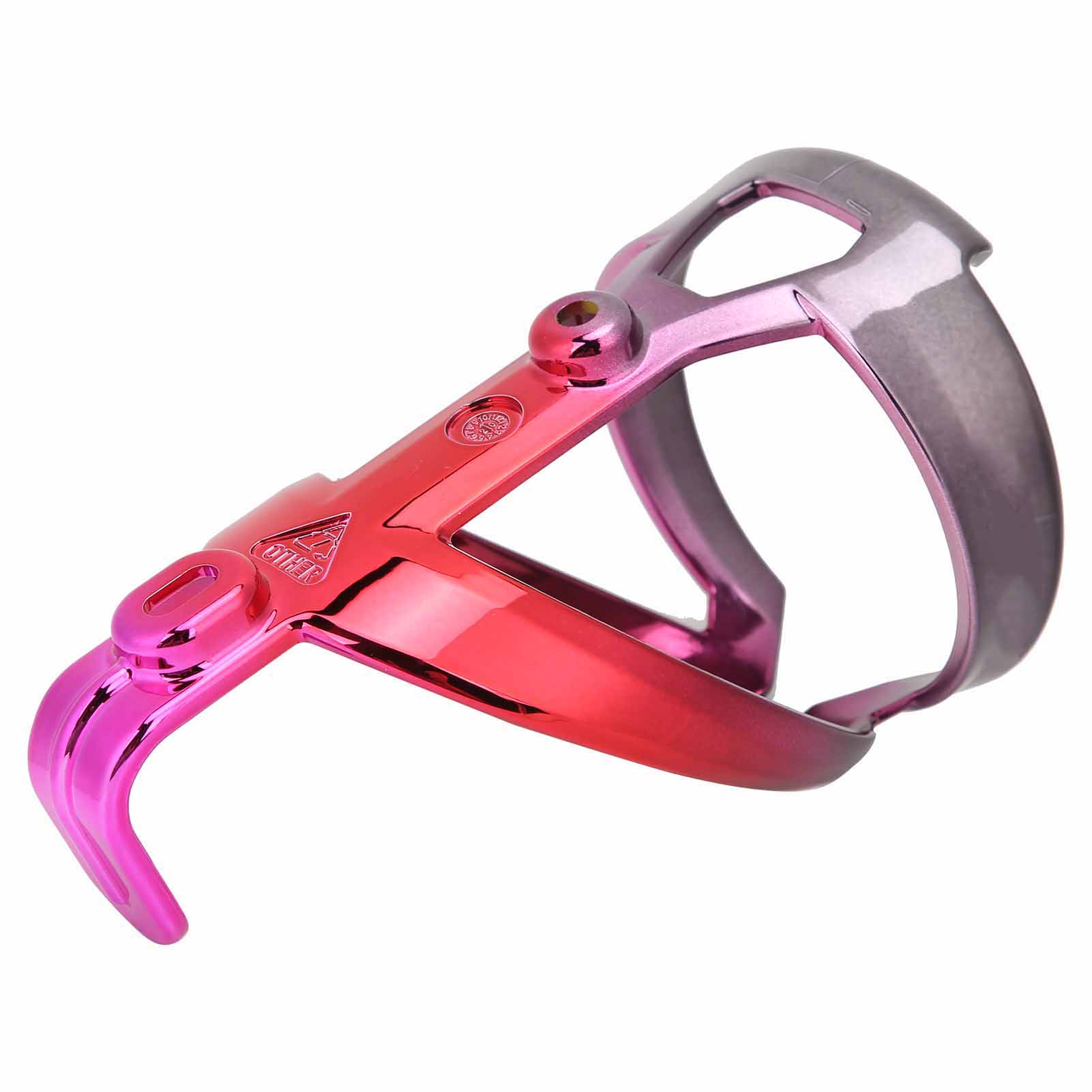 Farbenfroher Fahrrad-flaschenhalter, Flaschenhalterung, Sicherer Halt, Fahrradzubehör, Schwarz, Rot, Rosa