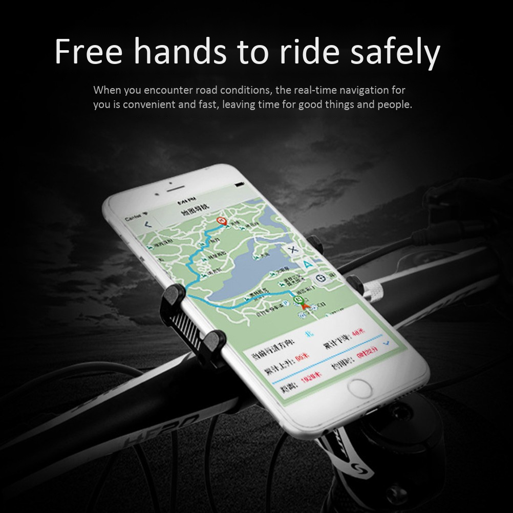 Mountainbike-handyhalterung Aus Aluminiumlegierung, Verstellbare Fahrradhalterung, Handy- Und Gps-halterung, Drehbare Klemme