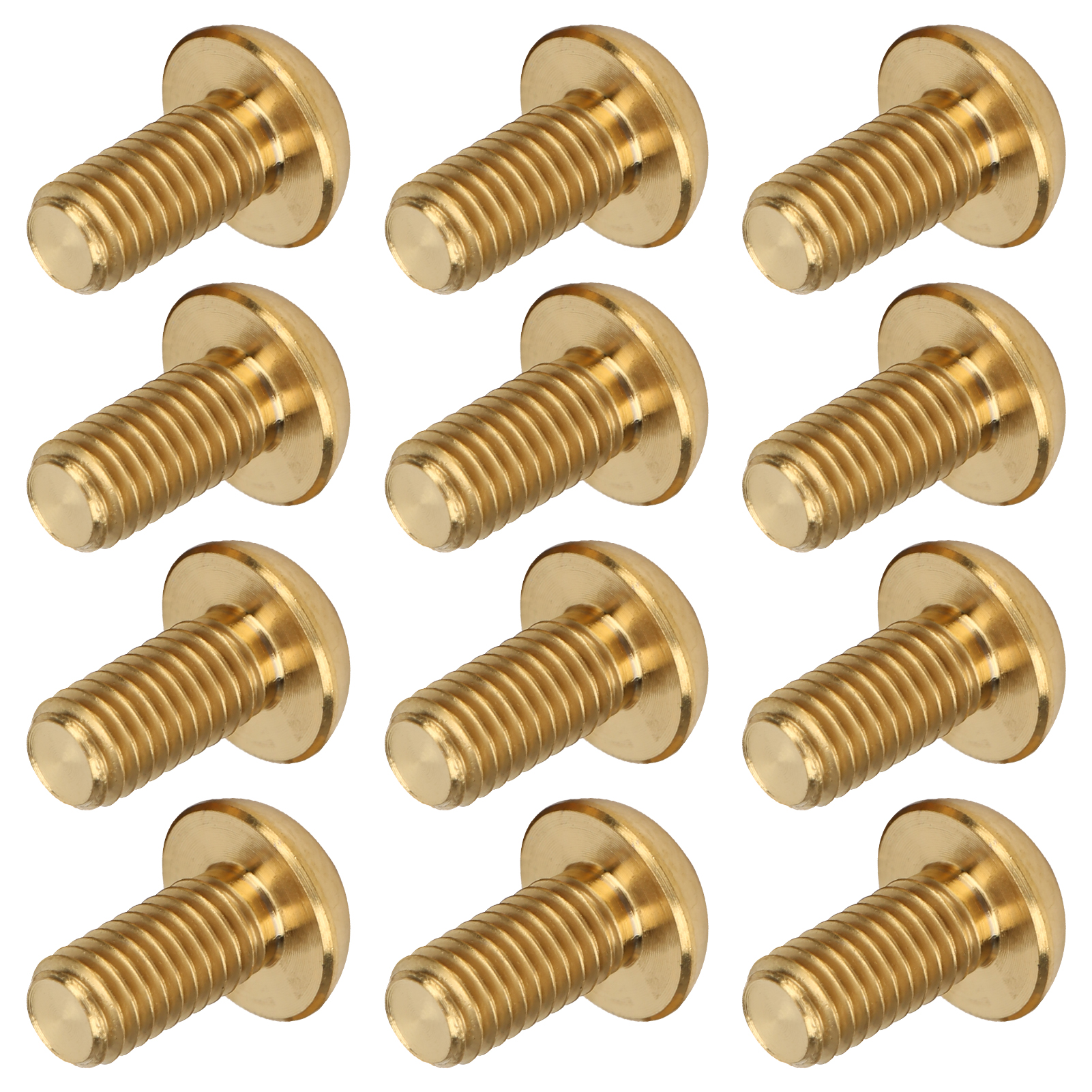 12 Stück Fahrradscheibenbremsrotorschrauben Aus Titanlegierung, M5x10mm, Gold