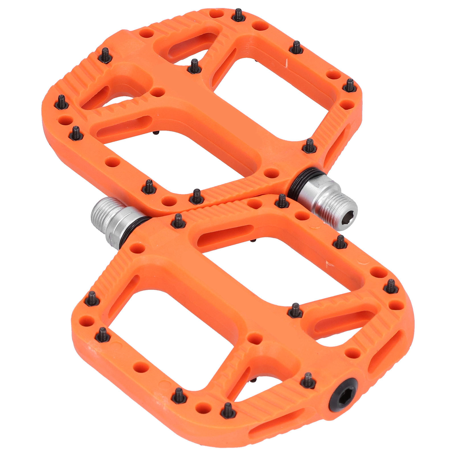 Fahrradpedale Aus Verstärktem Nylon, Breiter, Komfortabler Hochgeschwindigkeits-lager, Fahrradzubehör, Orange