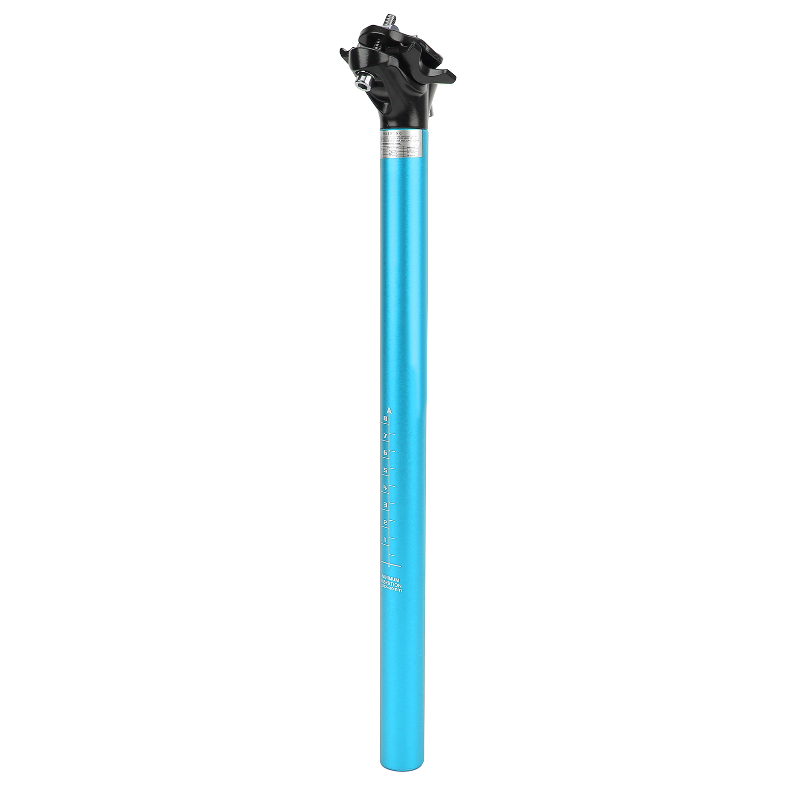 Lunje Mountainbike-sattelstütze, Verstellbar, Aluminiumlegierung, 27,2 X 400 Mm, Blau