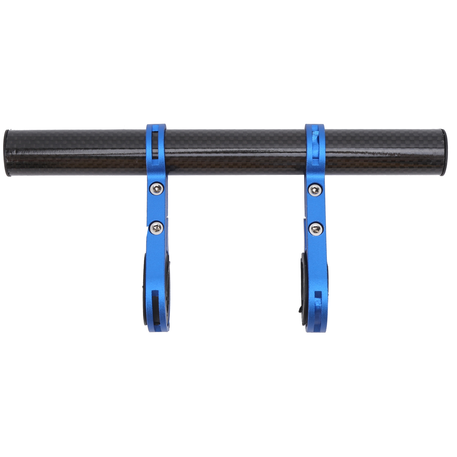 20 Cm Carbonrohr-fahrradlenkerverlängerungshalterung, Fahrradscheinwerferhalterung, Lenkerständer, Blau, 20 Cm