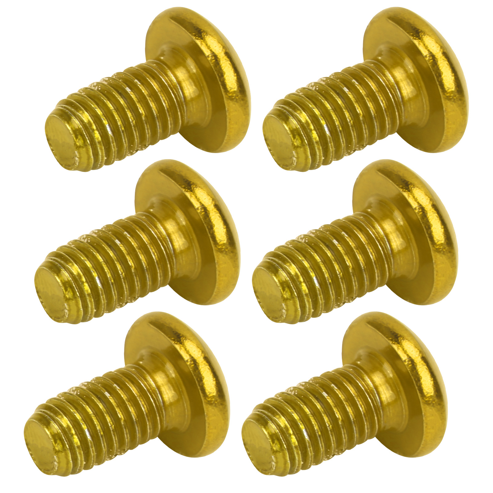 M5x10mm Mountainbike-bremsscheibenschraube Aus Titanstahl, Universelle T25-kopfschrauben, Gelb