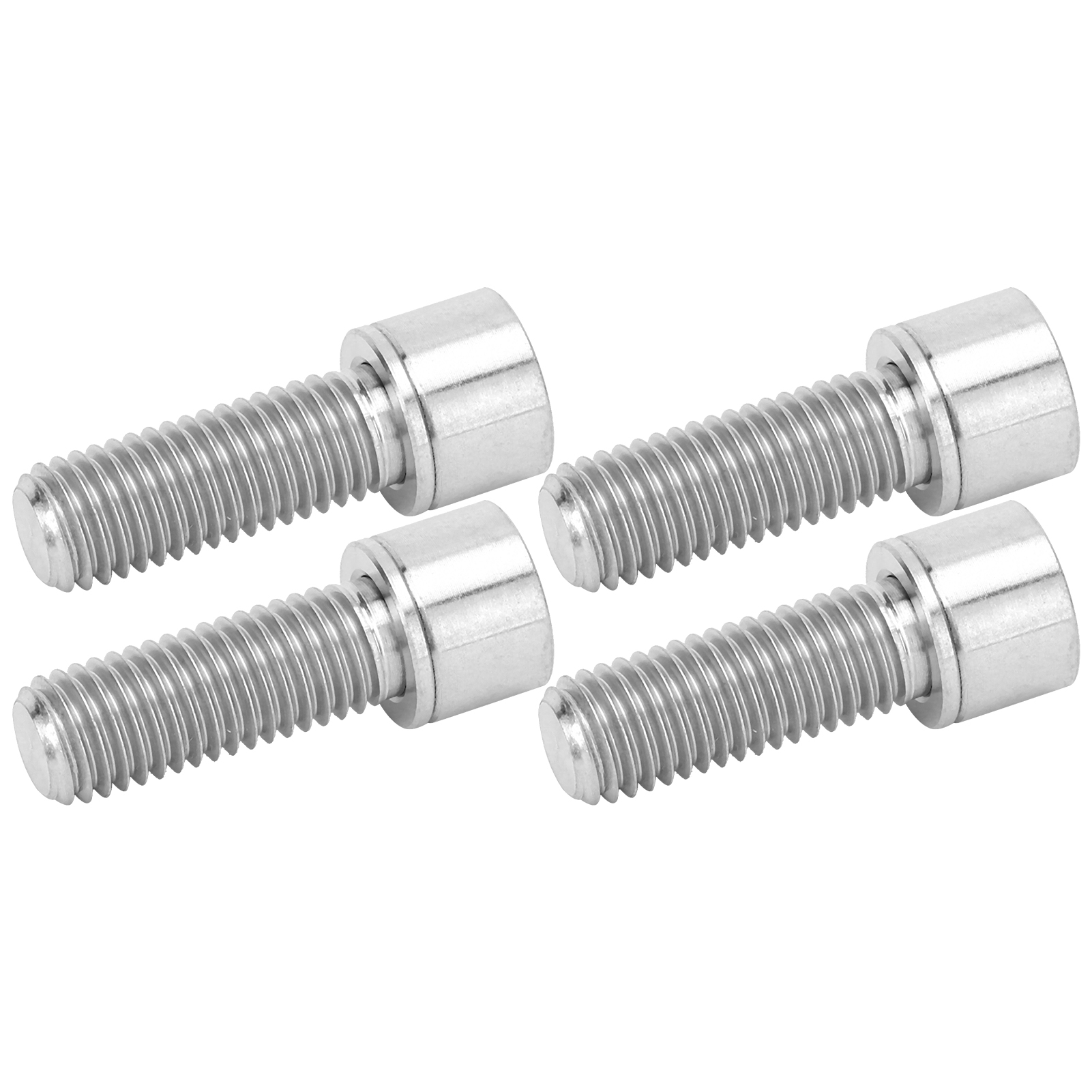 4 Stück Fahrradlenker-vorbauschrauben, Titanlegierung, Innensechskantschrauben M7x20mm, Titanfarben
