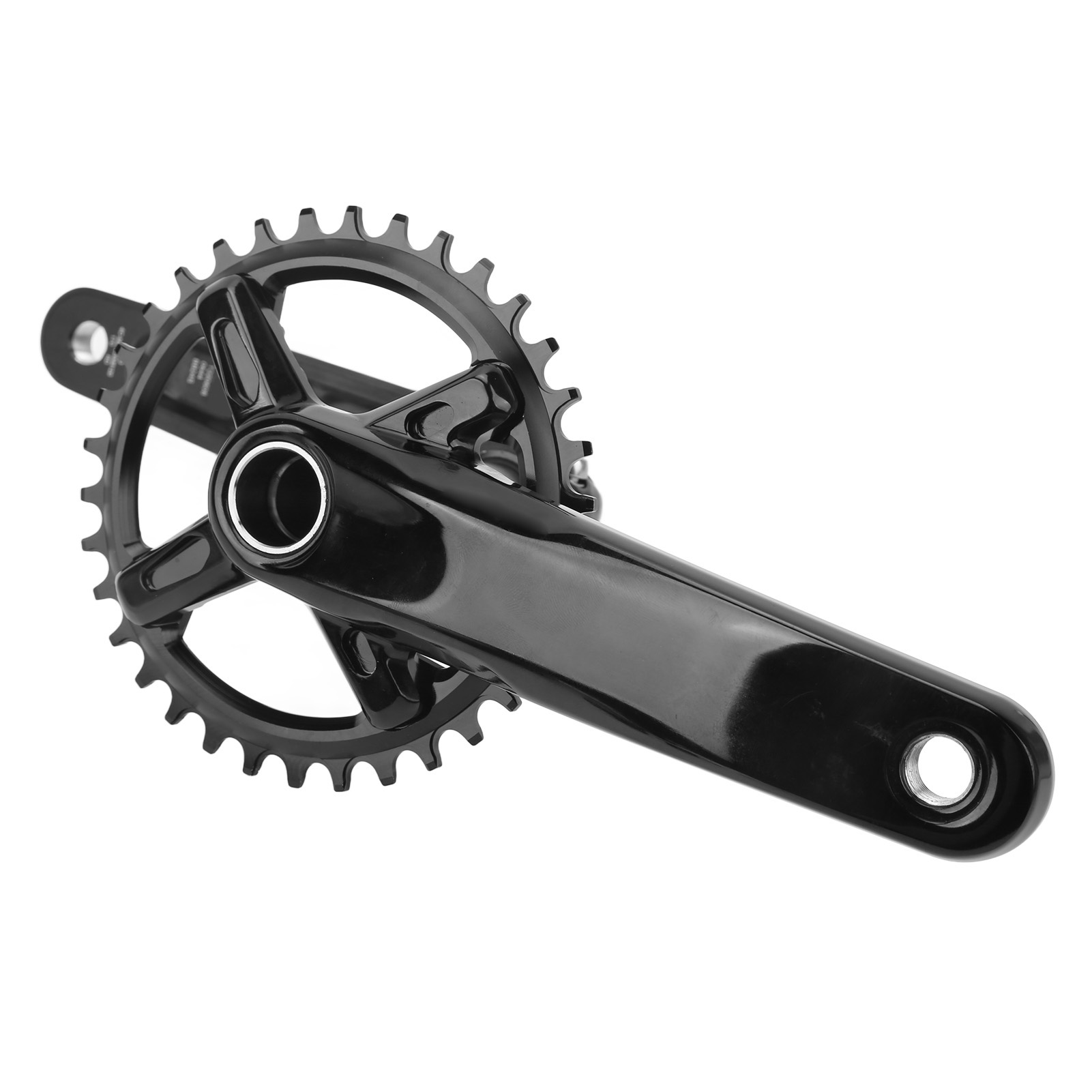 34t Fahrradkurbelgarnitur, Hohlbauweise, 170 Mm Einteilige Kurbel- Und Kettenblattbaugruppe, Geeignet Für 9-12-gang-fahrräder.