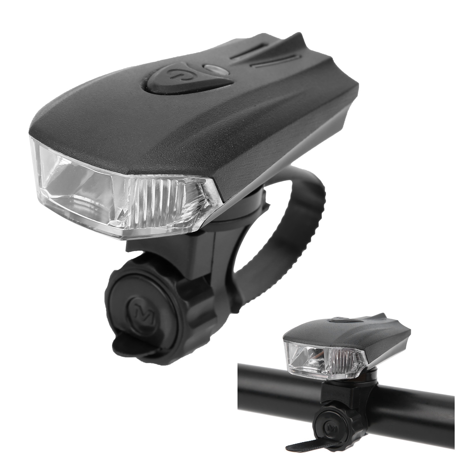 Wiederaufladbarer Led-fahrradscheinwerfer Per Usb, Wasserdicht Und Sicher, Mit Intelligentem Sensor.