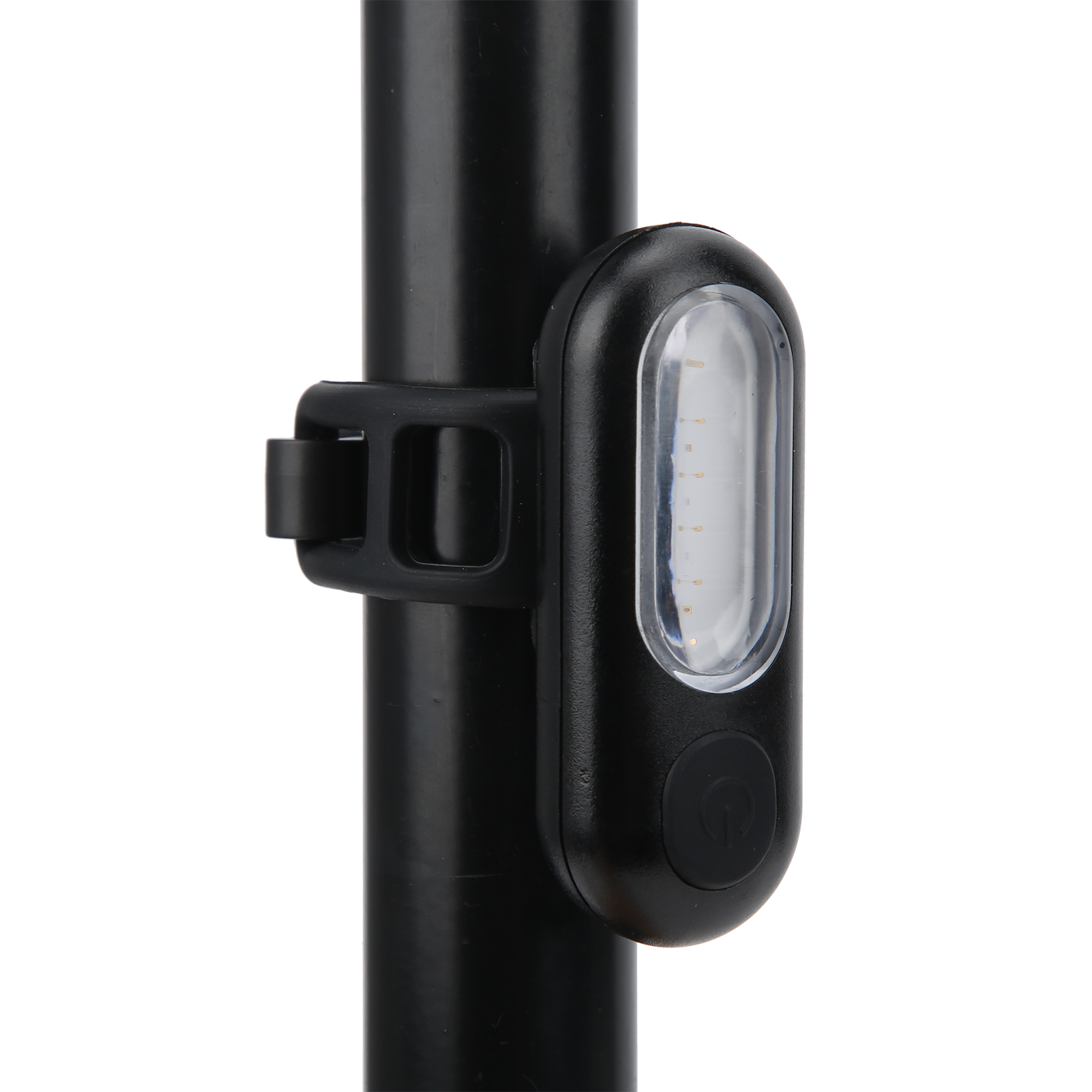 Wasserdichtes, Per Usb Aufladbares Cob-fahrradrücklicht In Zwei Farben (rot Und Blau).