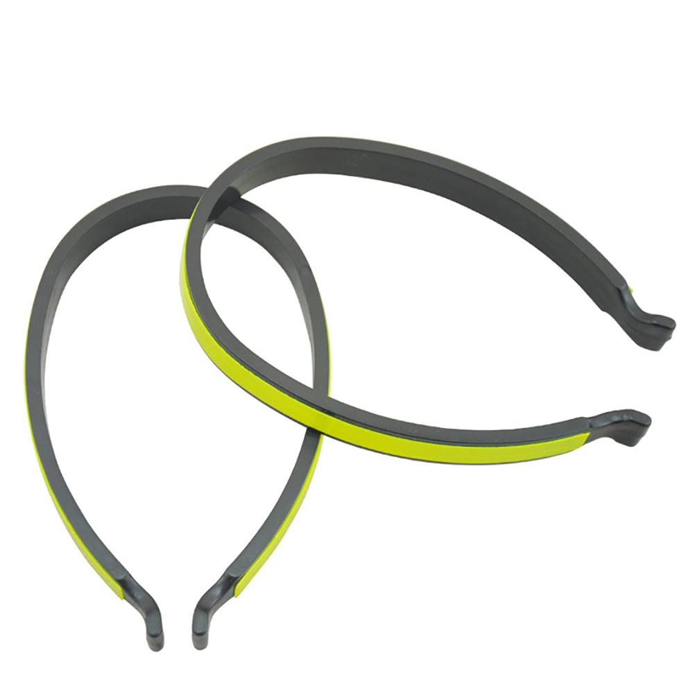 Set Aus 2 Leichten Und Reflektierenden Fahrradhosenclips Für Optimale Sicherheit Bei Nächtlichen Radtouren.