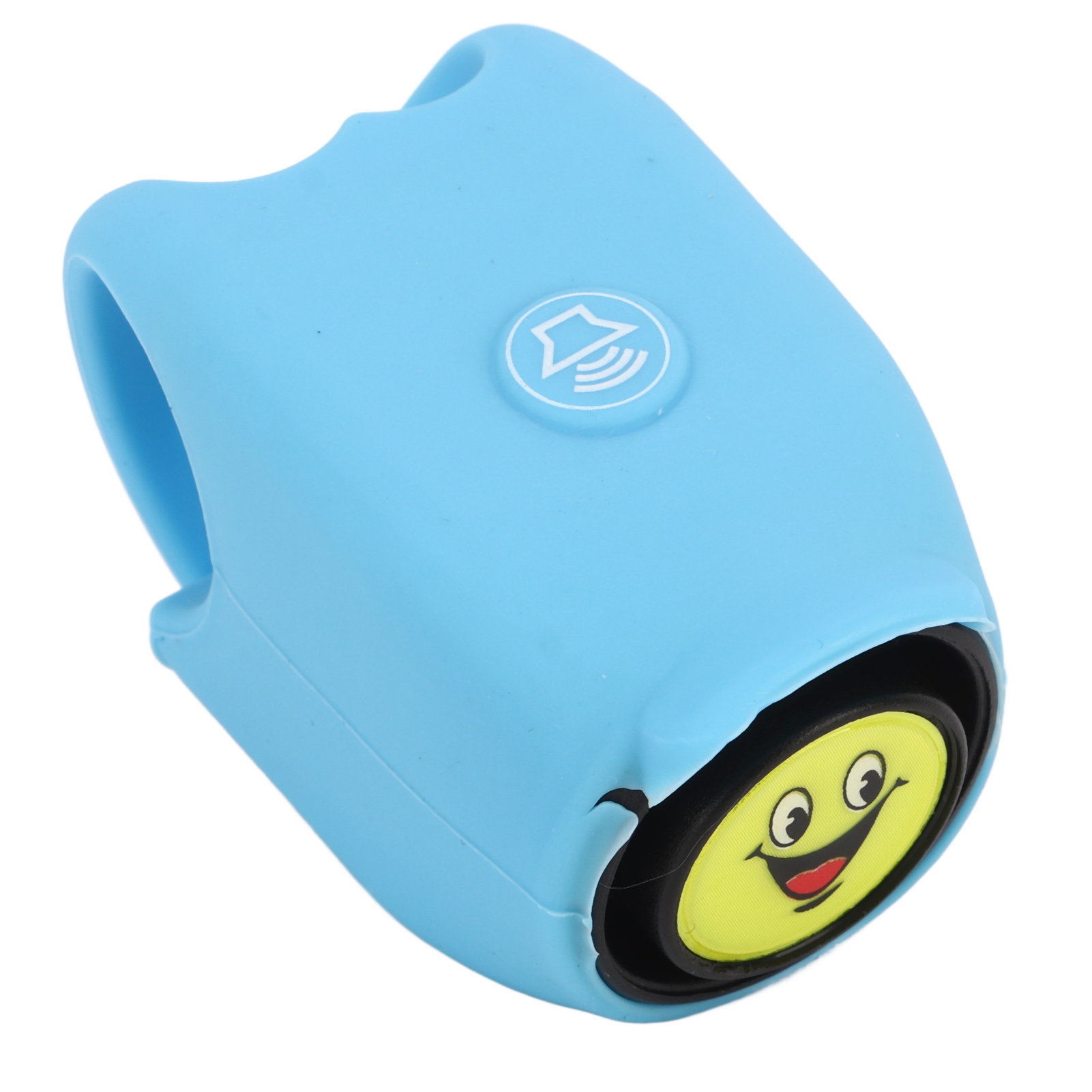 Regenfeste Elektrische Fahrradklingel, Silikonklingel, Geeignet Für Klassische Fahrräder Und Mountainbikes, Himmelblau.
