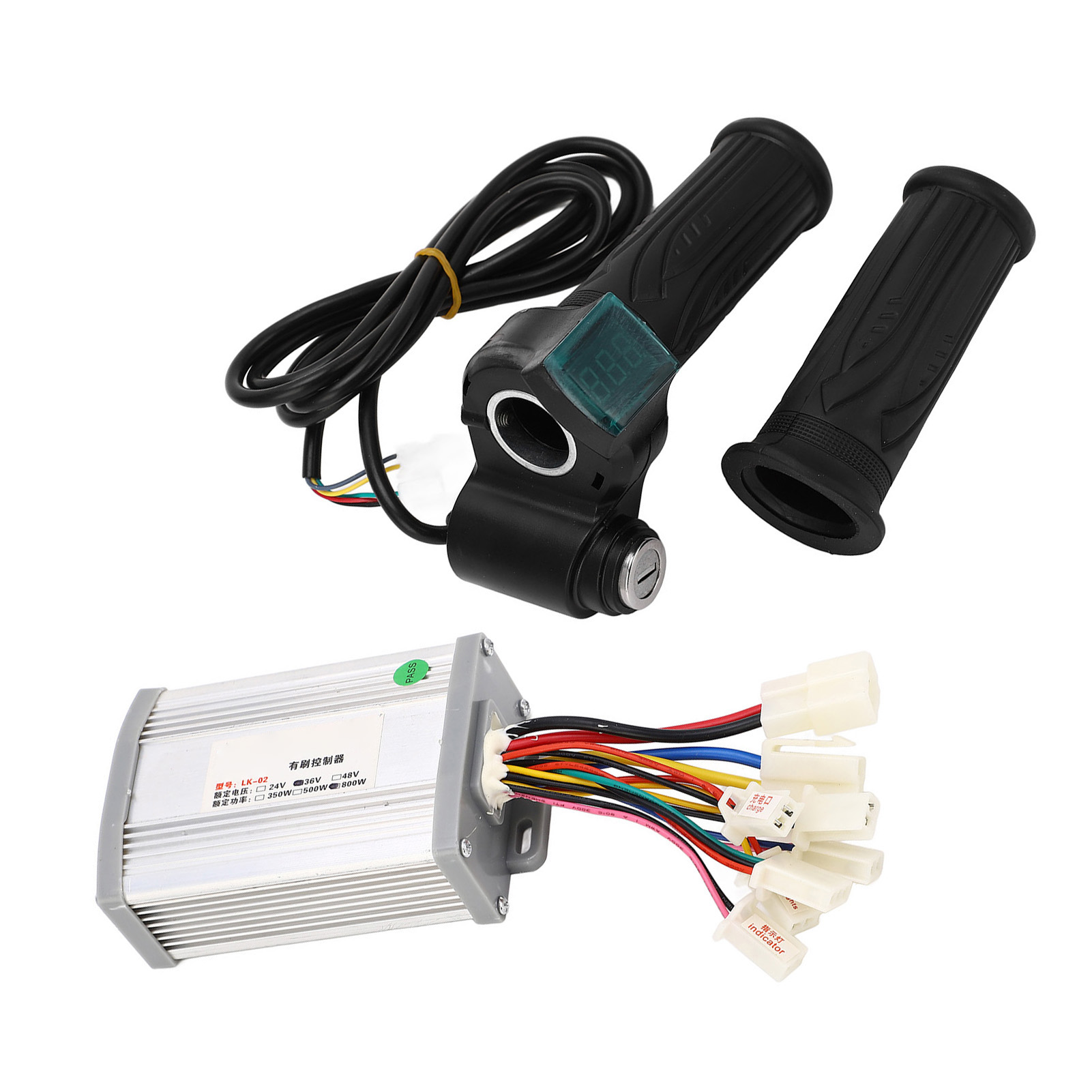 Fahrradmotor-controller-kit, 36v 800w, Beschleunigungs- Und Leistungsanzeige, Stabiler Bürstenloser Motor-controller, Geeignet Für Diy-modifikationen.