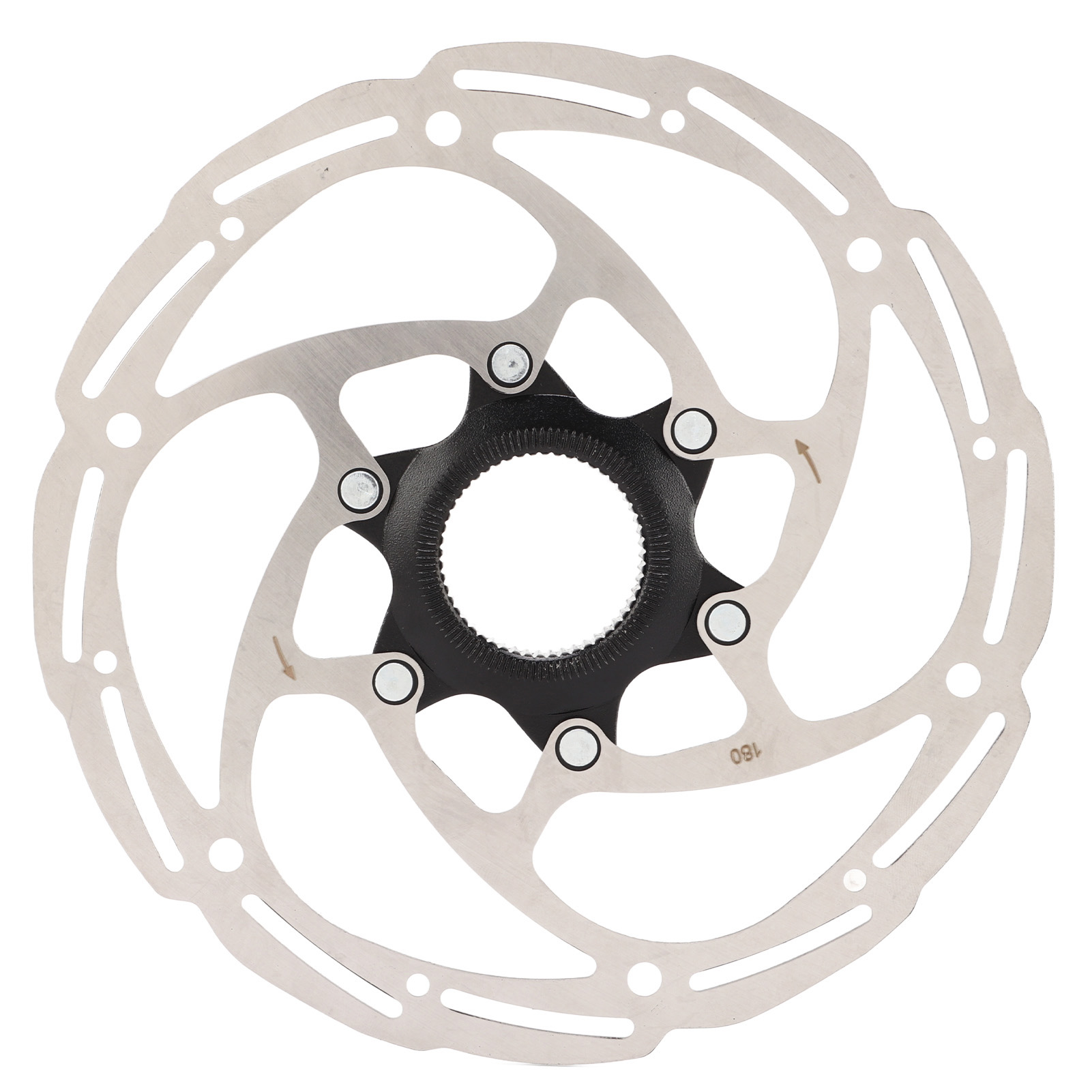 Centerlock-scheibenbremse Für Fahrräder, Aus Stahl, Mit Centerlock-kappe, Geeignet Für Rennräder Und Mountainbikes, 180 Mm.
