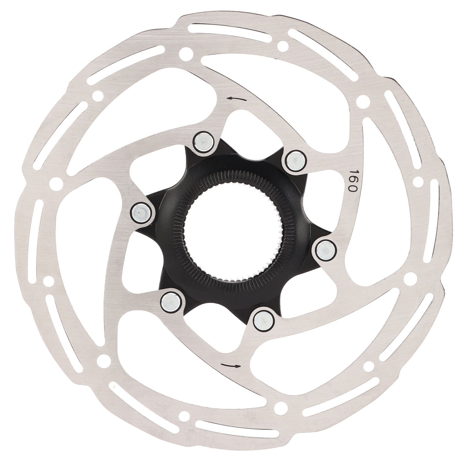 Centerlock-scheibenbremse Für Fahrräder, Aus Stahl, Mit Centerlock-kappe, Geeignet Für Rennräder Und Mountainbikes, 160 Mm.