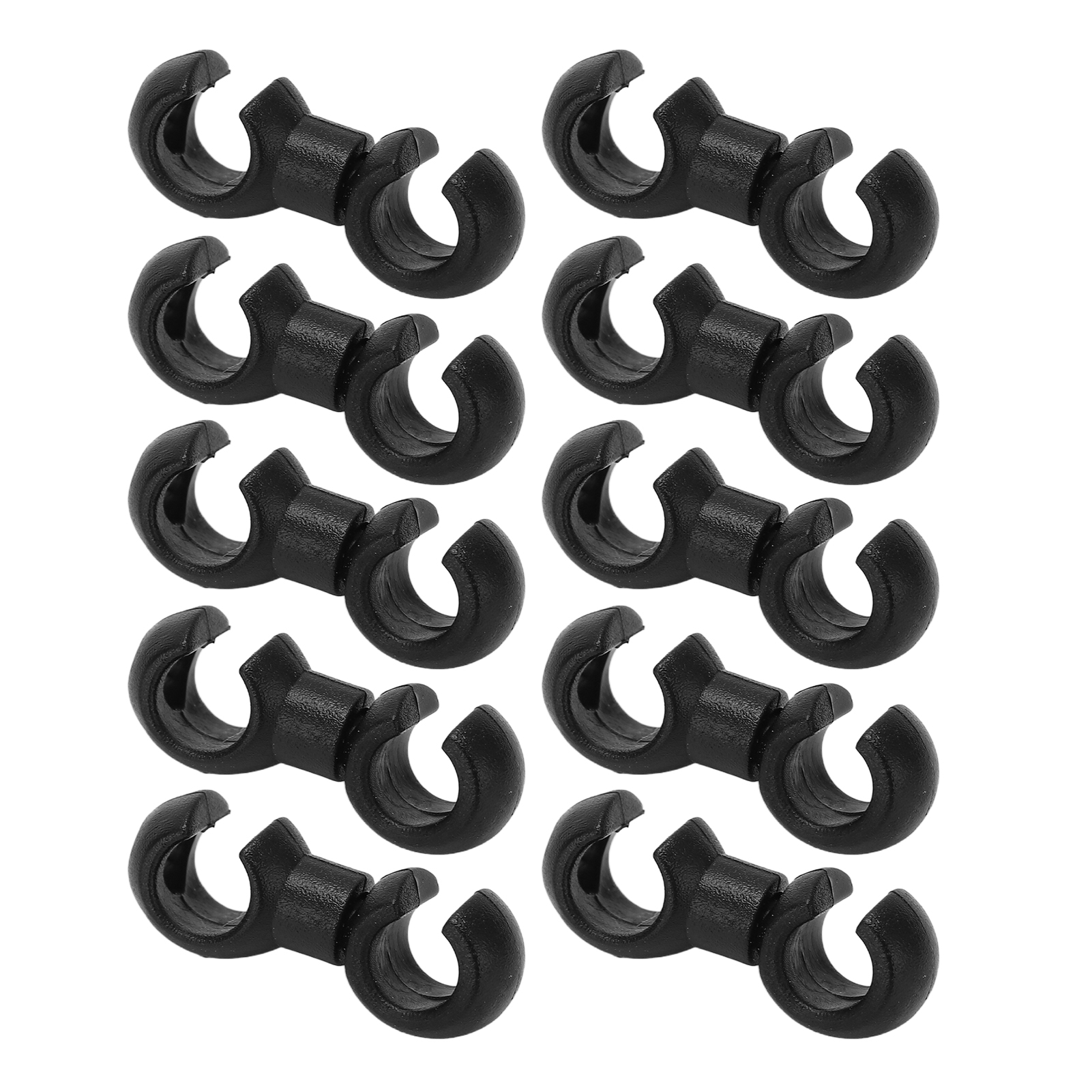 Packung Mit 10 S-clips Für Fahrradbremszüge, Kabelführungen, Kreuzklemmen, S-naben-schlaufen