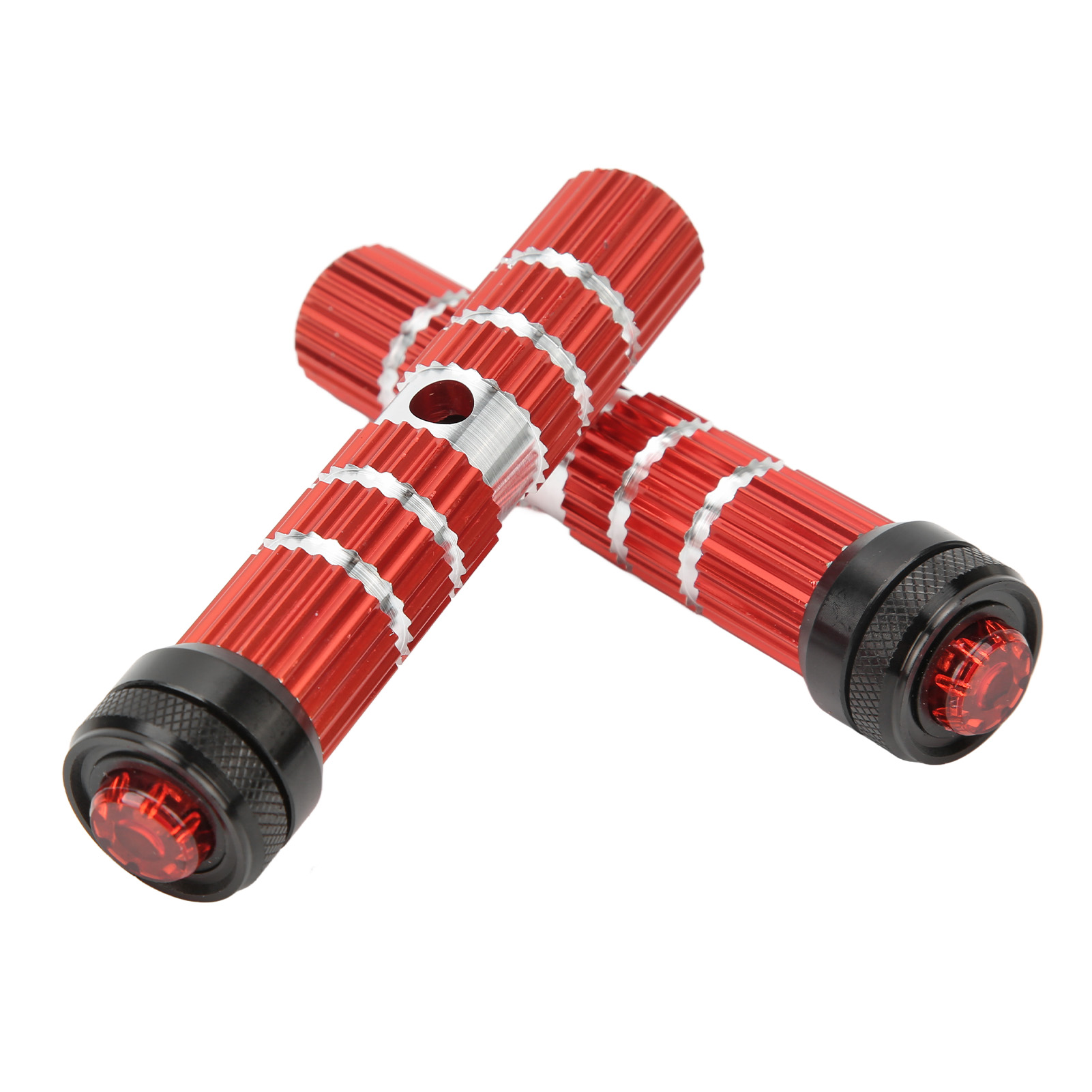 Zwei Hinterachsbolzen Für Fahrradpedale, Aus Aluminiumlegierung, Rutschfest, Mit Beleuchtung, Geeignet Für Mountainbikes, Rot.