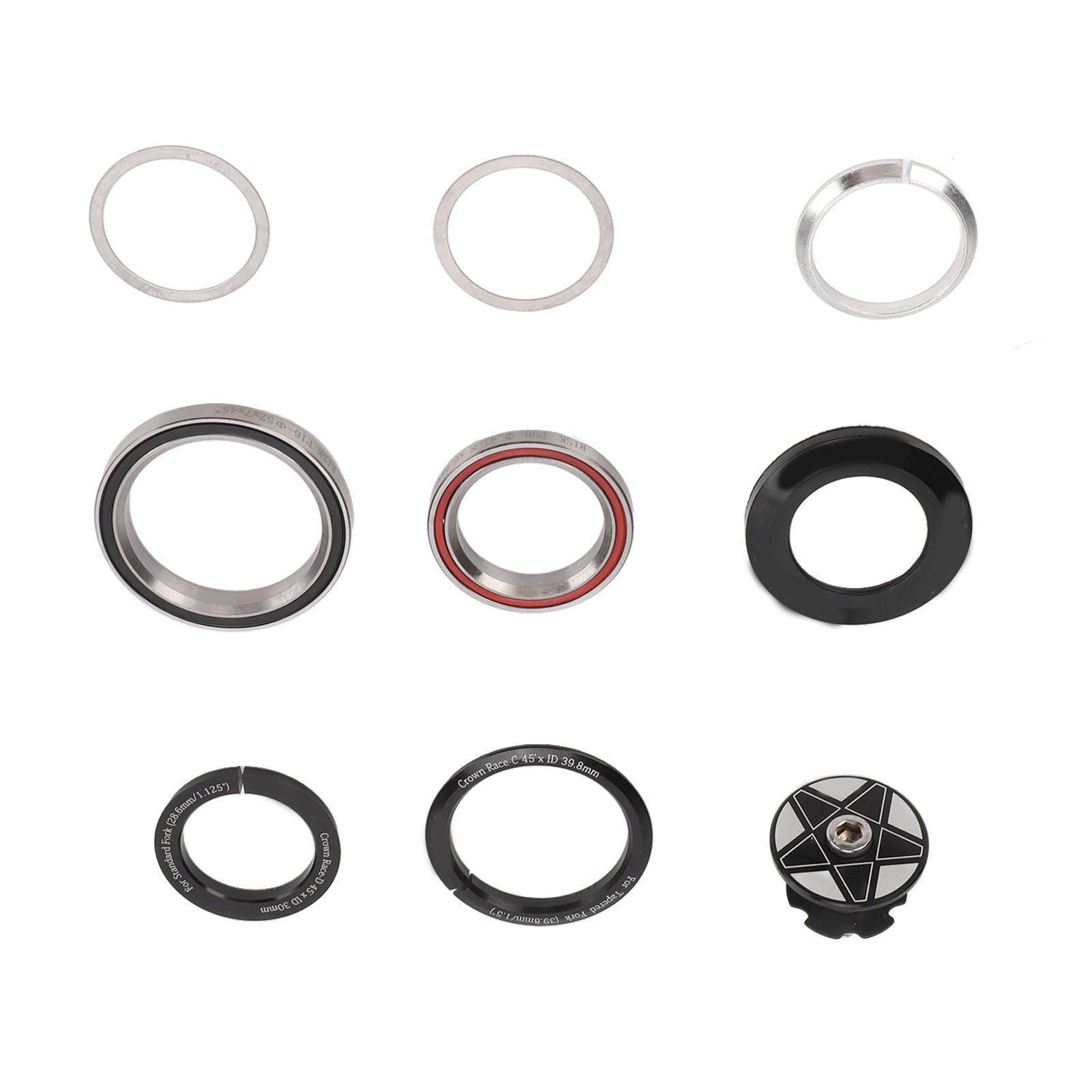 41,8/42–52 Mm Steuersatz Aus Aluminiumlegierung Mit Lagern Für Rennräder/mountainbikes