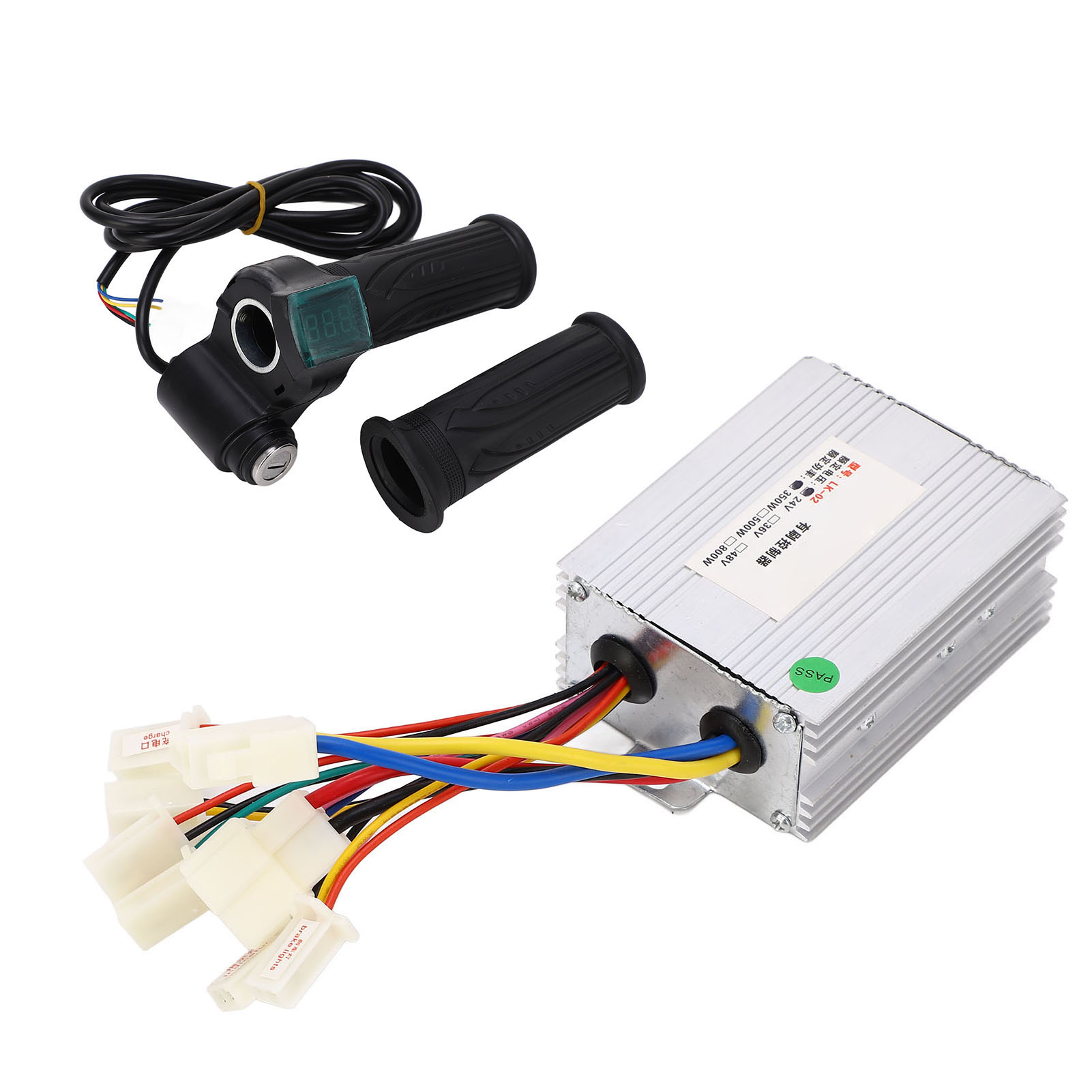 Das Gasgriff-set Mit Bürstenregler Bietet Eine Gute Wärmeableitung Und Ist Für 24v 350w Elektrofahrräder Geeignet.