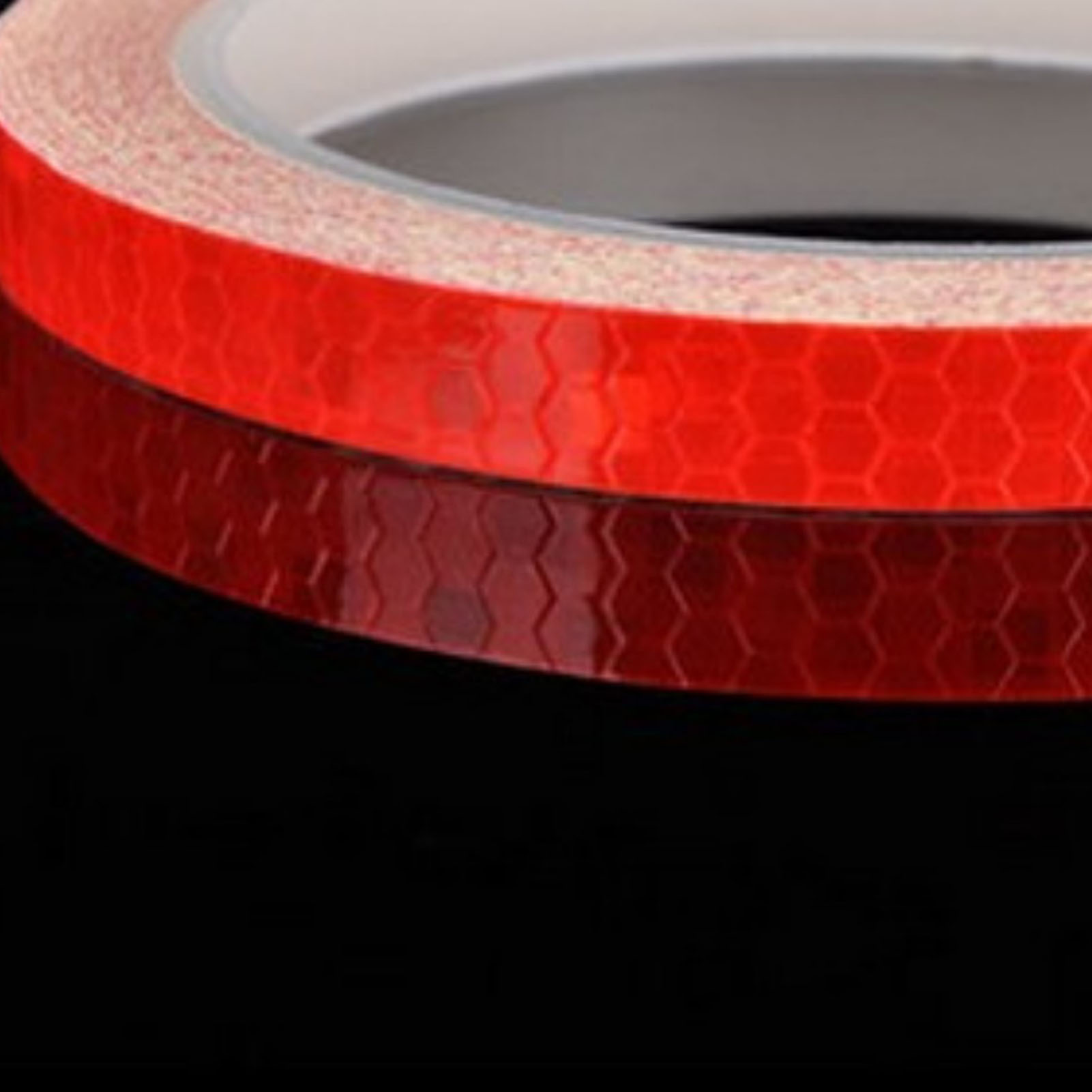 Roter Reflektorstreifen Für Fahrräder, 8 Meter Lang, Verbessert Die Sichtbarkeit, Aus Pvc, Geeignet Für Autotüren, Fahrzeuge Usw.