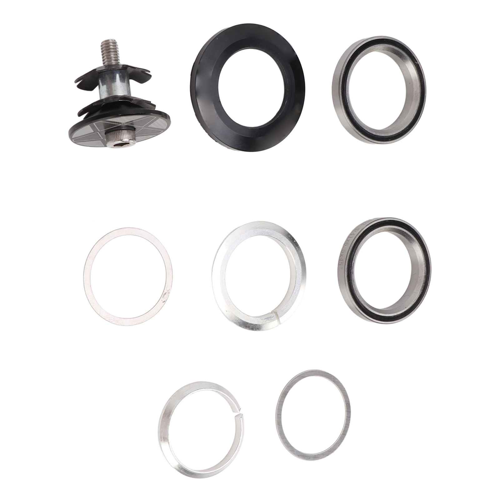 Risk Steuersatz Für Bick Fahrräder, Aus Aluminiumlegierung, Mit Vollständig Verdeckten Lagern, Für Standard 28,6 Mm Rechte Vorderradgabel.