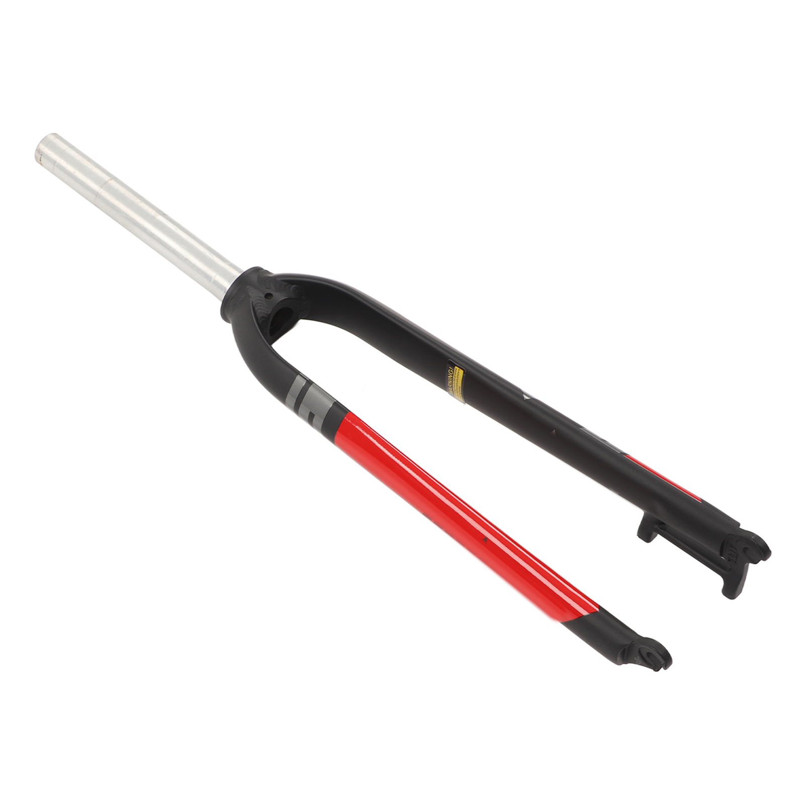 Starre, Gerade Aluminiumlegierungs-fahrradgabel Für Mountainbikes, Schwarz Und Rot.