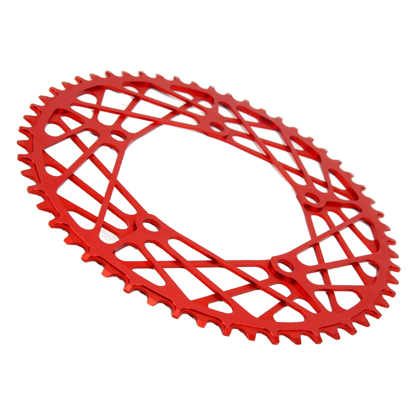 56t Fahrradkurbelgarnitur Aus Leichter Und Verschleißfester Aluminiumlegierung, Als Ersatz Für Die Roten Kurbeln.