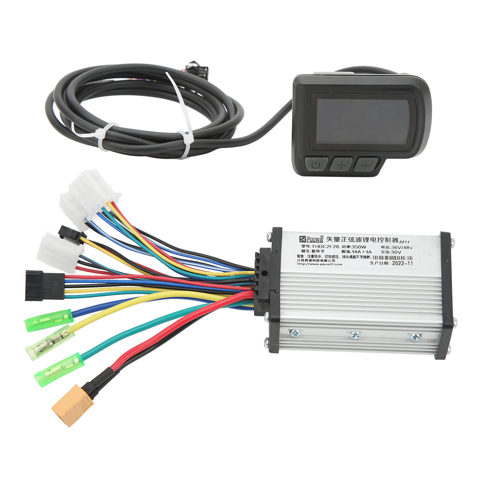 Umbausatz Für Elektrofahrräder Mit En06 Sinuswellen-steuerpanel, Geeignet Für Bürstenlose Motoren Mit 36 V Und 48 V Leistung Von 250 W Und 350 W.