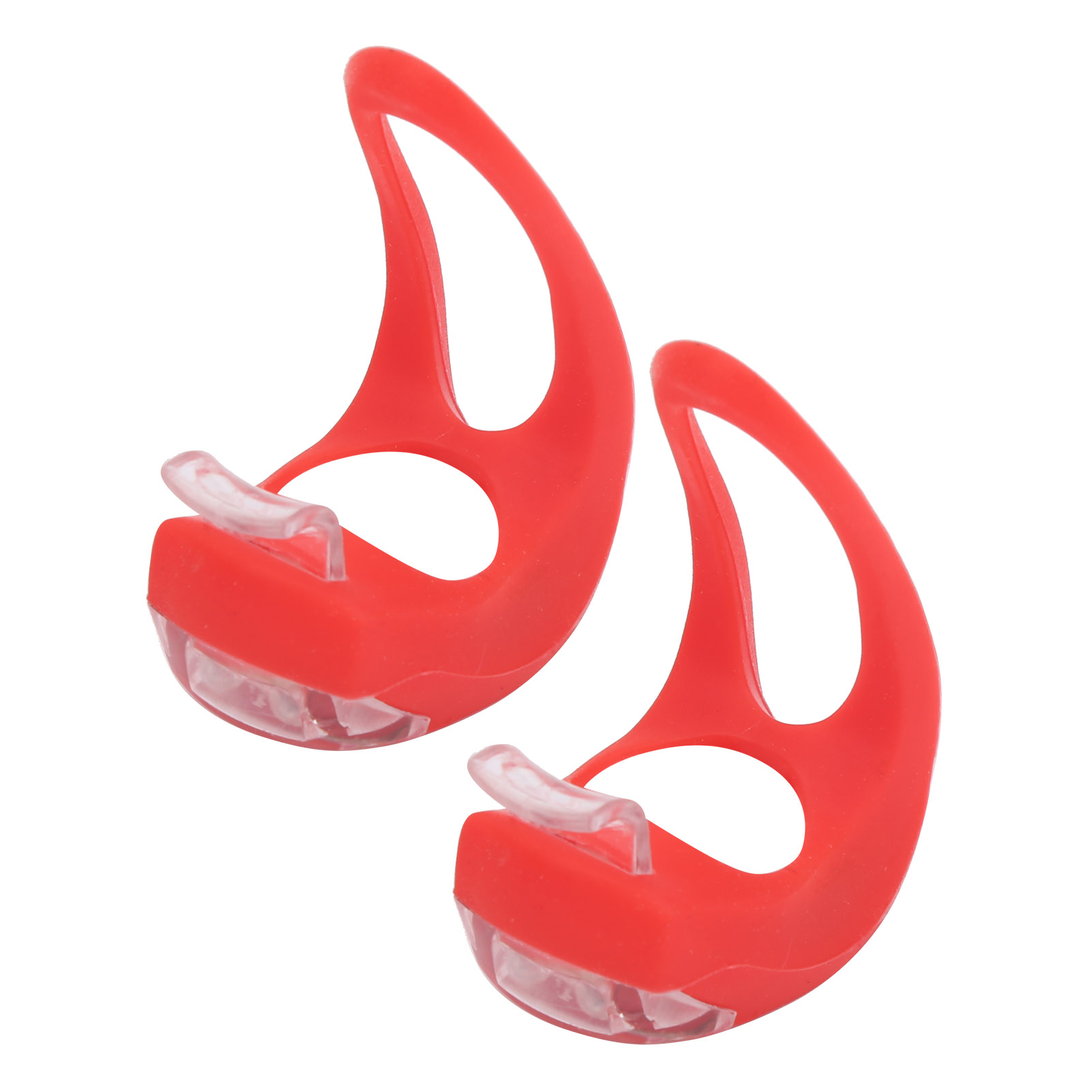 2 Stück 2-led-fahrradrücklicht, Farbige Warnleuchte, 3 Leuchtmodi, Hohe Helligkeit, Wasserdicht, Rot