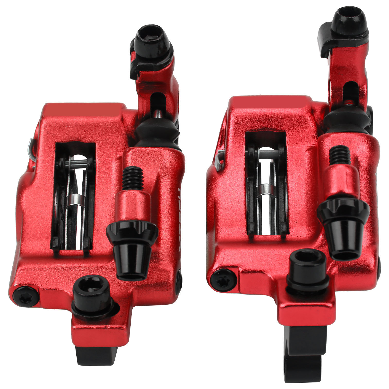 2 Scheibenbremsen Aus Aluminiumlegierung Für Mountainbike/faltrad (rotes Zubehör)