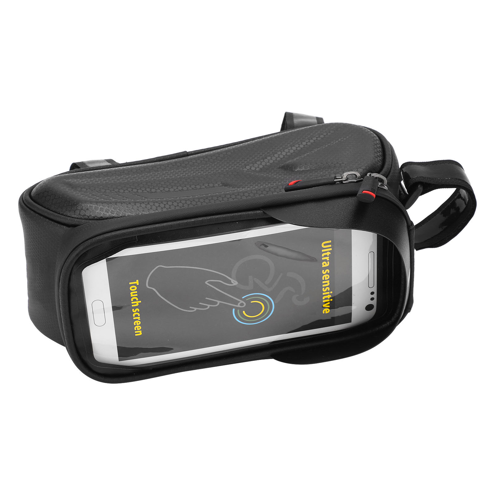 Fahrrad-handytasche Für Den Rahmen, Wasserdicht, Reflektierend, Mit Halterung Für Das Oberrohr, Farbenfroh, Reflektierend