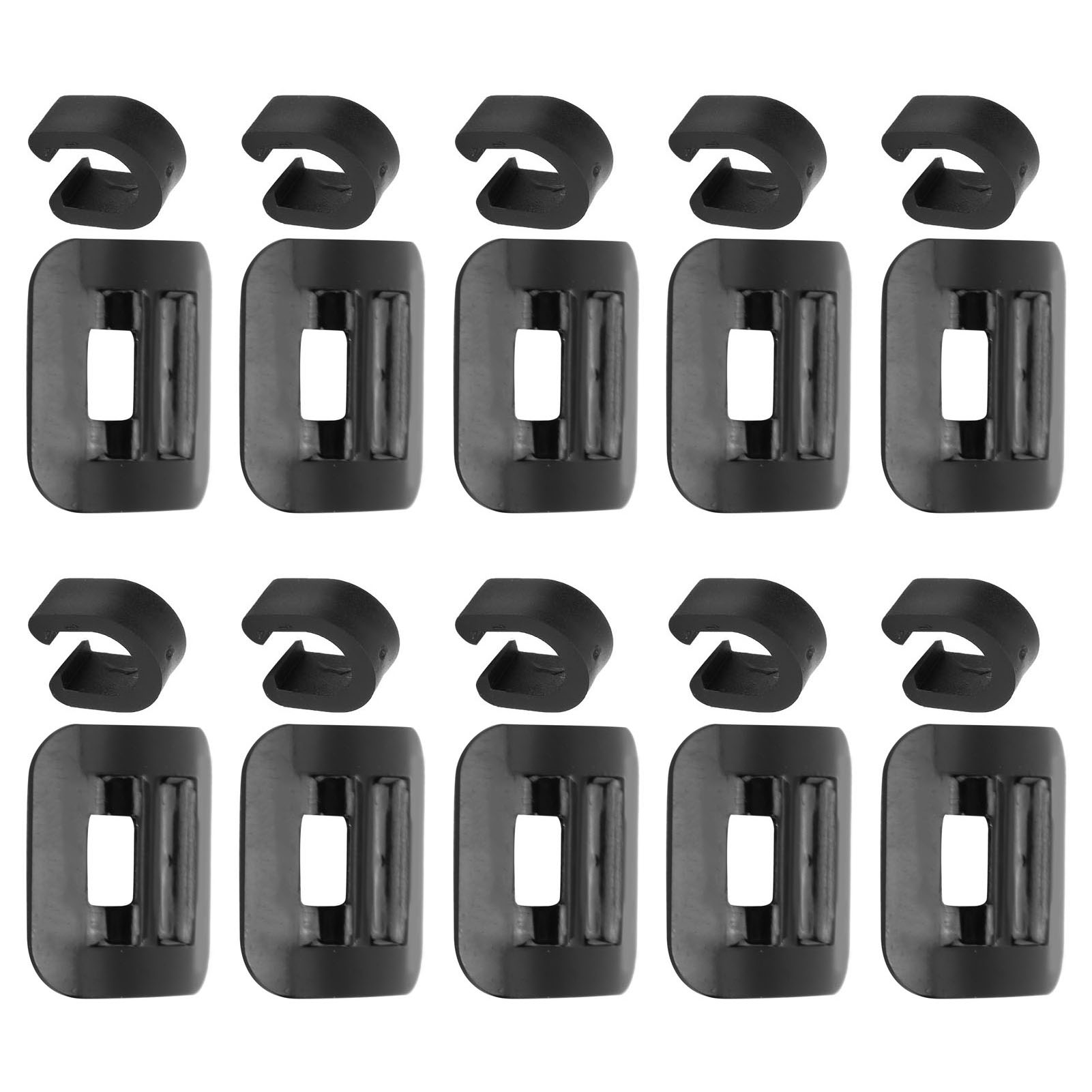 10er-set Fahrradkabel-führungsschienen Mit C-clip-schnalle
