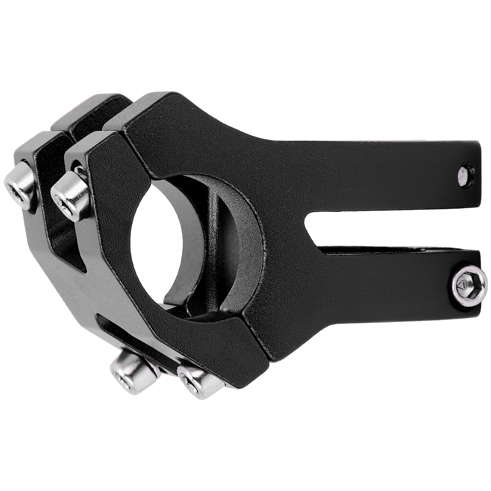 Lunje 25,4 X 35 Mm Fahrradlenker, Kurzer Vorbau, Riser, Aluminiumlegierung, Hohlvorbau, Schwarz