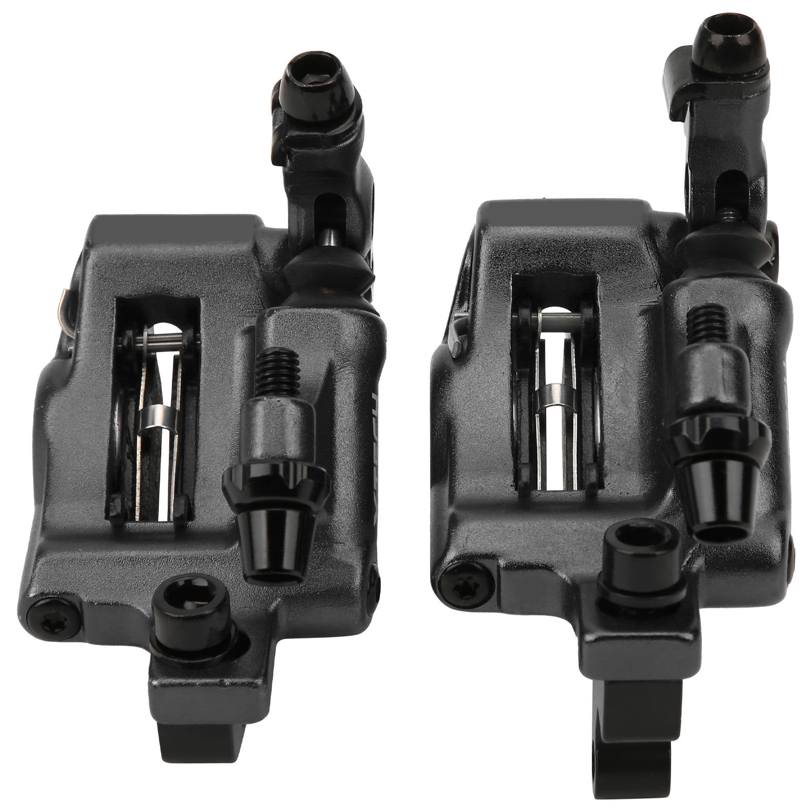 Set Mit 2 Scheibenbremsen Aus Aluminiumlegierung Für Faltbare Mountainbikes, Schwarzes Zubehör