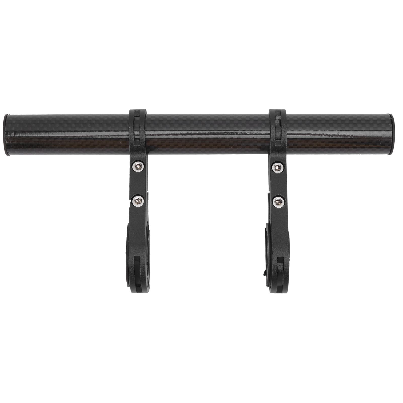 20 Cm Carbonrohr-fahrradlenkerverlängerungshalterung, Fahrradscheinwerferhalterung, Lenkerständer, Schwarz, 20 Cm