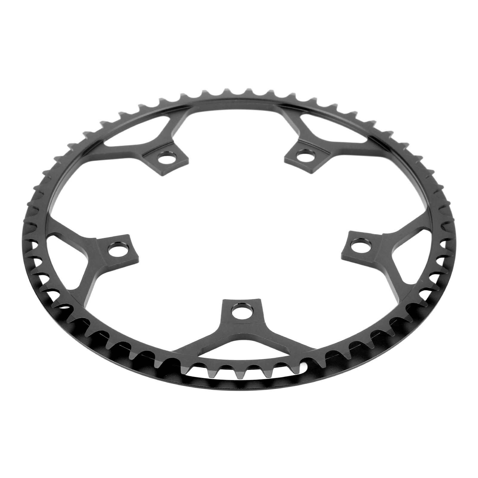 Kettenblatt Für Falträder, Aus Aluminiumlegierung, Cnc-gefräst, Verschleißfest Und Geschützt, 53-zahn-ritzel, Schwarz.