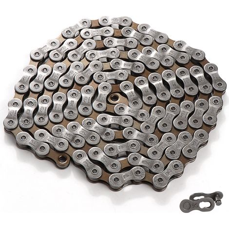 1/2 X 11/128 Zoll 116 Glieder 9-gang Fahrradkette Für Mountainbikes Und Rennräder