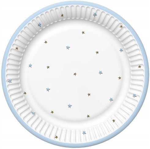 Blue Star Pappteller 18 Cm 8 Stück.