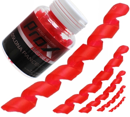 Prox Bremsgehäuseabdeckung Spiralförmig Rot Seide