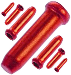 Prox Aluminium-kabelendkappe Rot